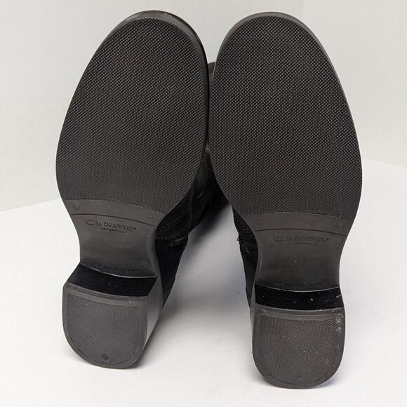 La Canadienne Passion Knee High Boots, Espresso Suede, Women's 7 - Picture 5 of 7